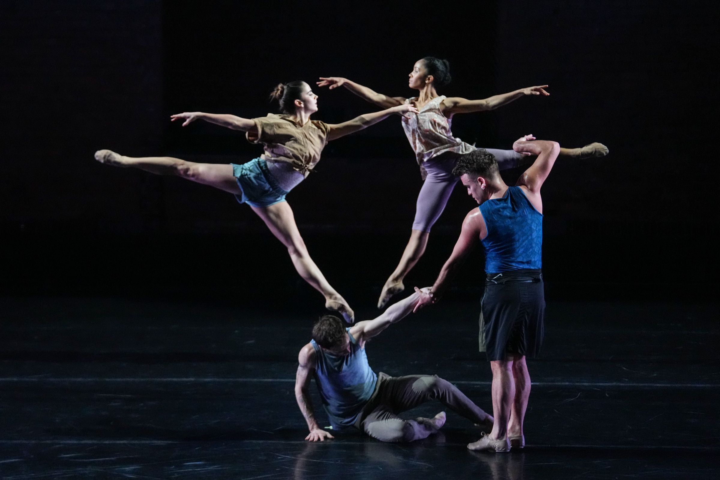 Daisy Jacobson, Miriam Gittens, Jake Tribus and Reed Tankersley in <i>The Ballet Master</i> &copy; Steven Pisano