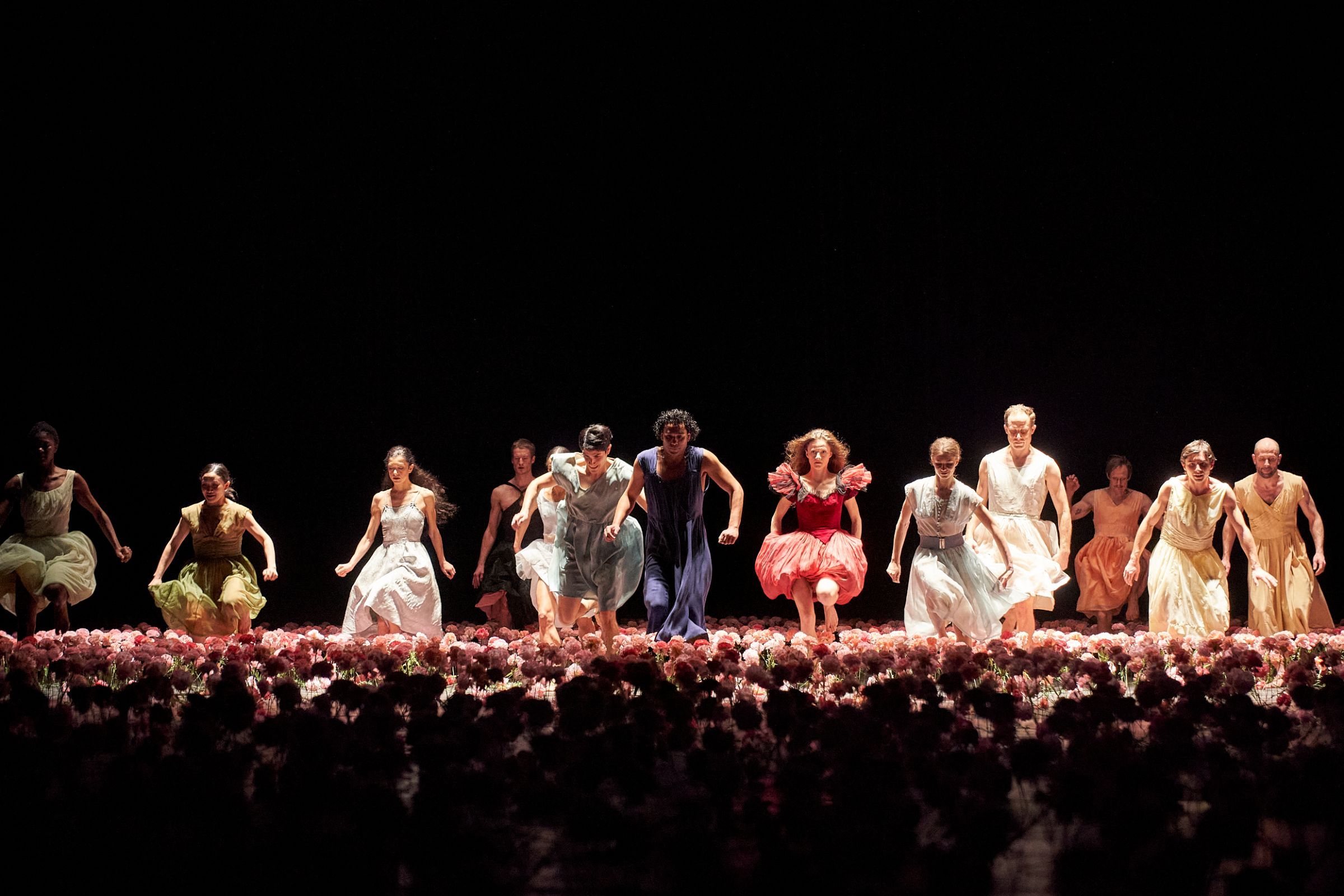 Tanztheater Wuppertal in Pina Bausch's <i>Nelken</i> &copy; Uwe Stratmann
