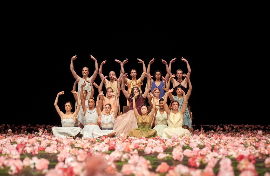 Tanztheater Wuppertal in Pina Bausch's <i>Nelken</i> &copy; Uwe Stratmann