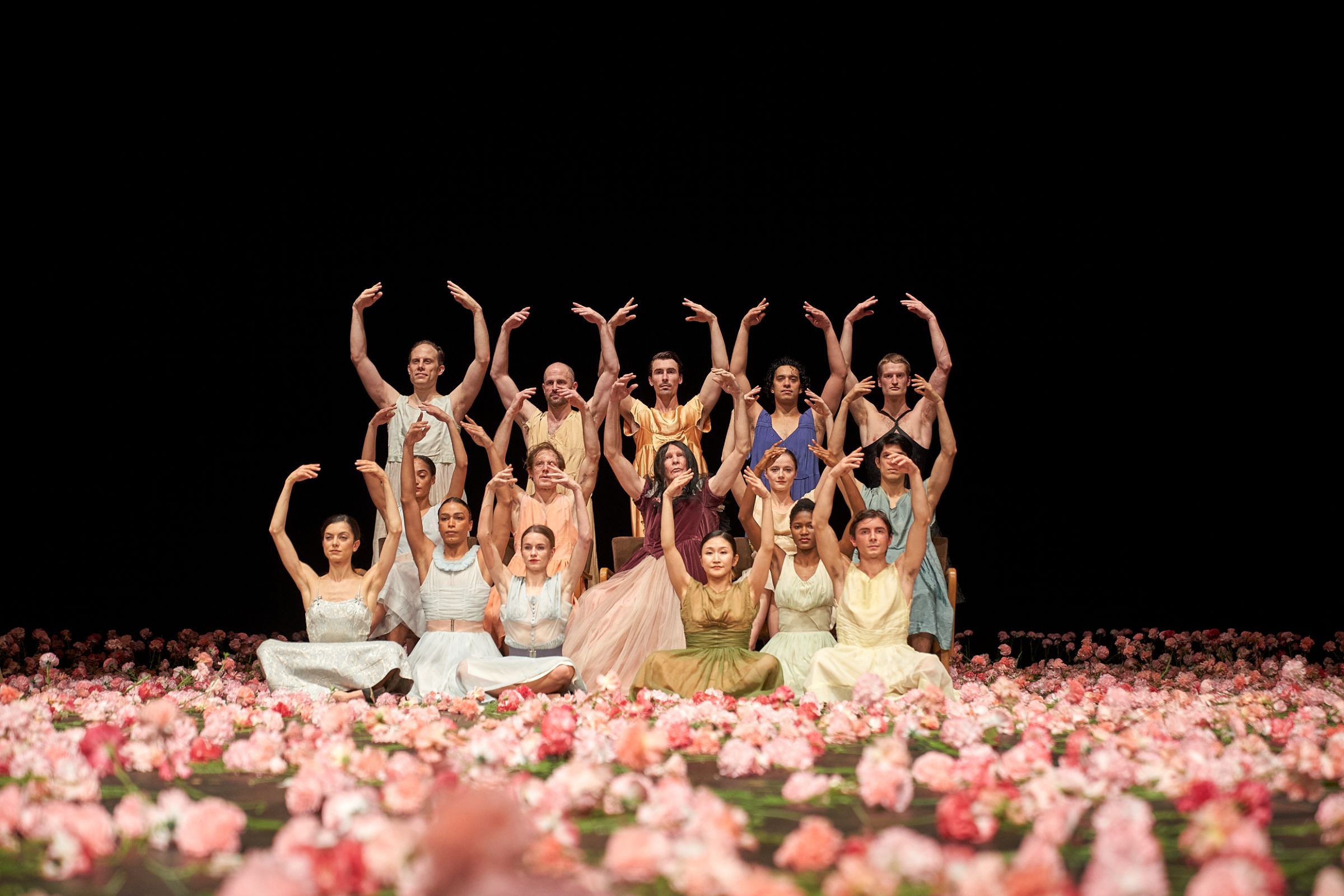 Tanztheater Wuppertal in Pina Bausch's <i>Nelken</i> &copy; Uwe Stratmann