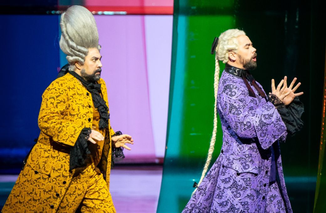 Fabio Capitanucci (Bartolo) und Adam Palka (Don Basilio) &copy; Wiener Staatsoper | Ashley Taylor