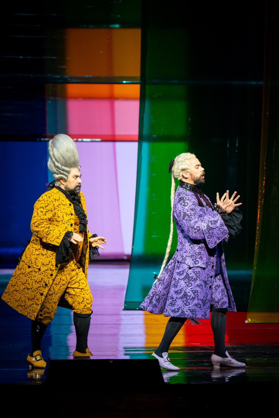Fabio Capitanucci (Bartolo) und Adam Palka (Don Basilio) &copy; Wiener Staatsoper | Ashley Taylor