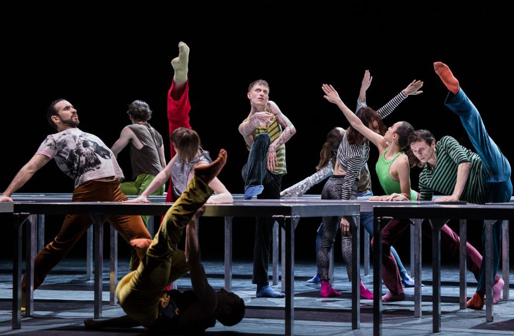 Staatsballett Berlin in William Forsythe's <i>One Flat Thing, Reproduced</i> &copy; Yan Revazov