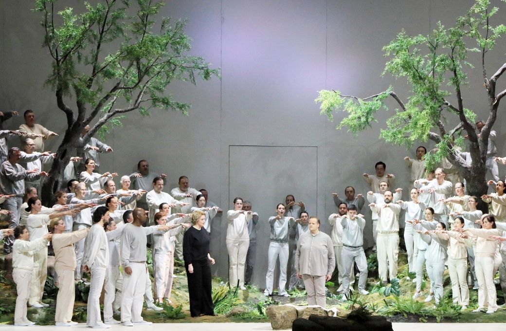 Rachel Willis-S&oslash;rensen (Elsa) und Benjamin Bruns (Lohengrin) &copy; Wilfried H&ouml;sl