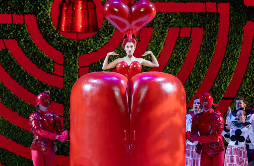 Ako Kondo as the Queen of Hearts in Christopher Wheeldon's <i>Alice's Adventures in Wonderland</i> &copy; Daniel Boud