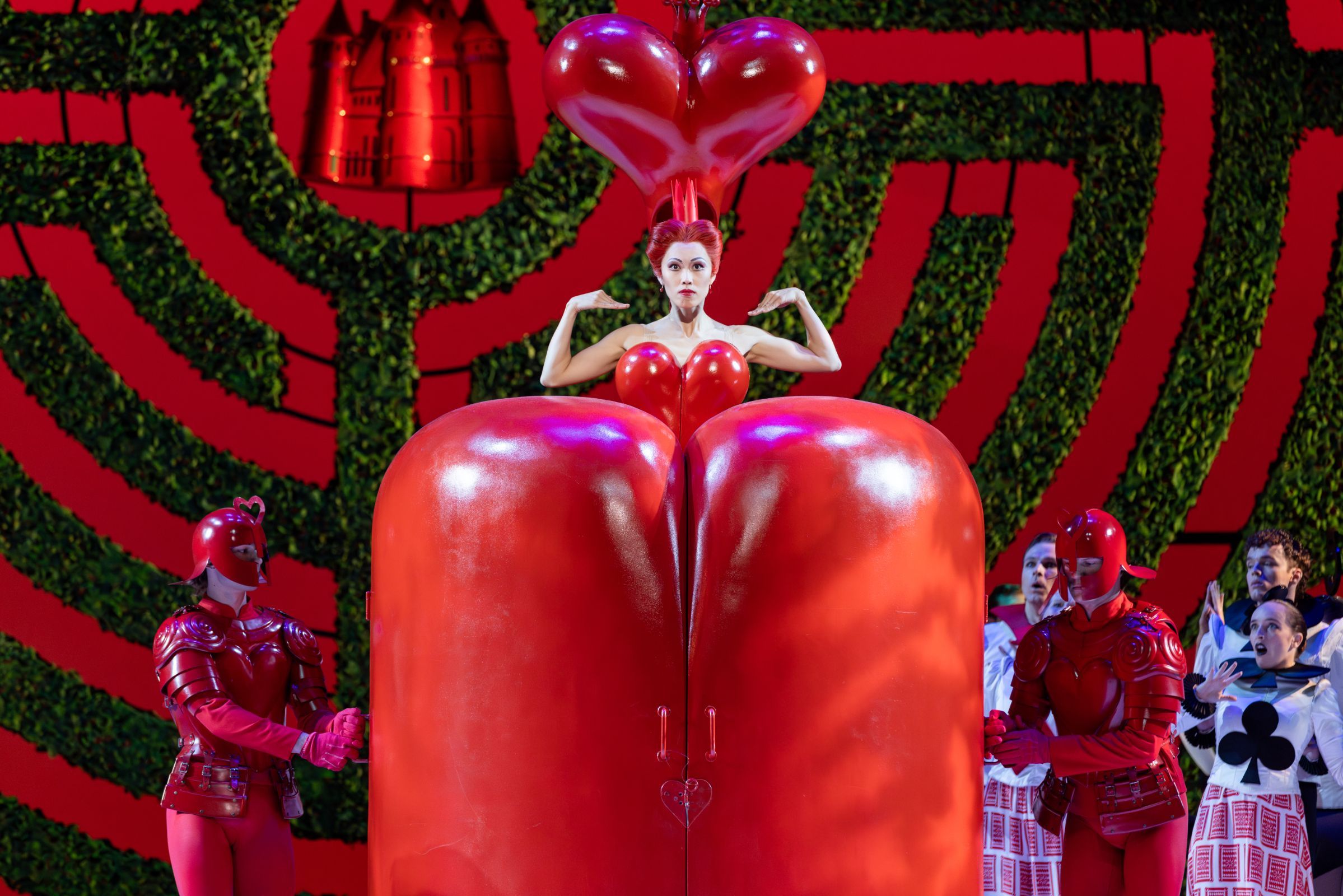 Ako Kondo as the Queen of Hearts in Christopher Wheeldon's <i>Alice's Adventures in Wonderland</i> © Daniel Boud