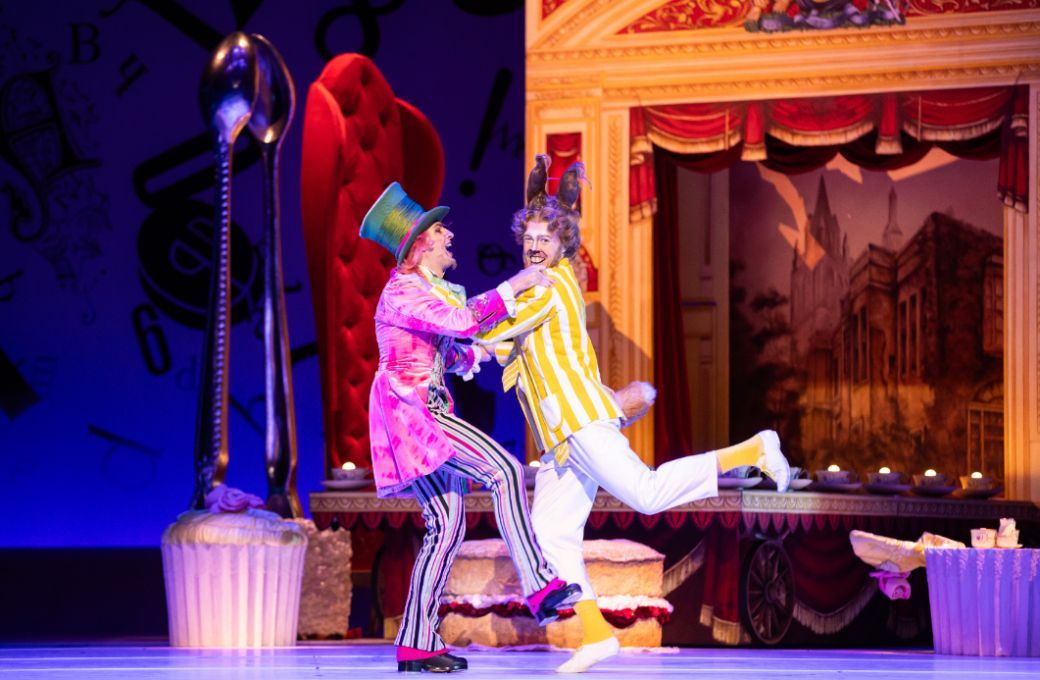 George-Murray Nightingale and Timothy Coleman in Wheeldon's <i>Alice's Adventures in Wonderland</i> © Daniel Boud