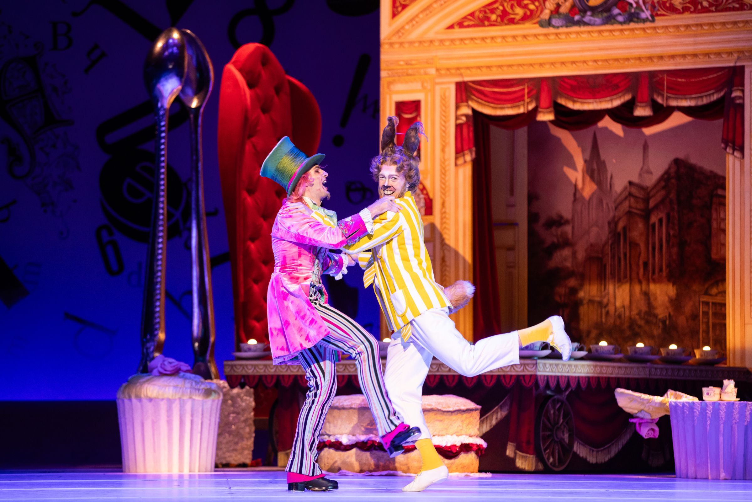 George-Murray Nightingale and Timothy Coleman in Wheeldon's <i>Alice's Adventures in Wonderland</i> © Daniel Boud