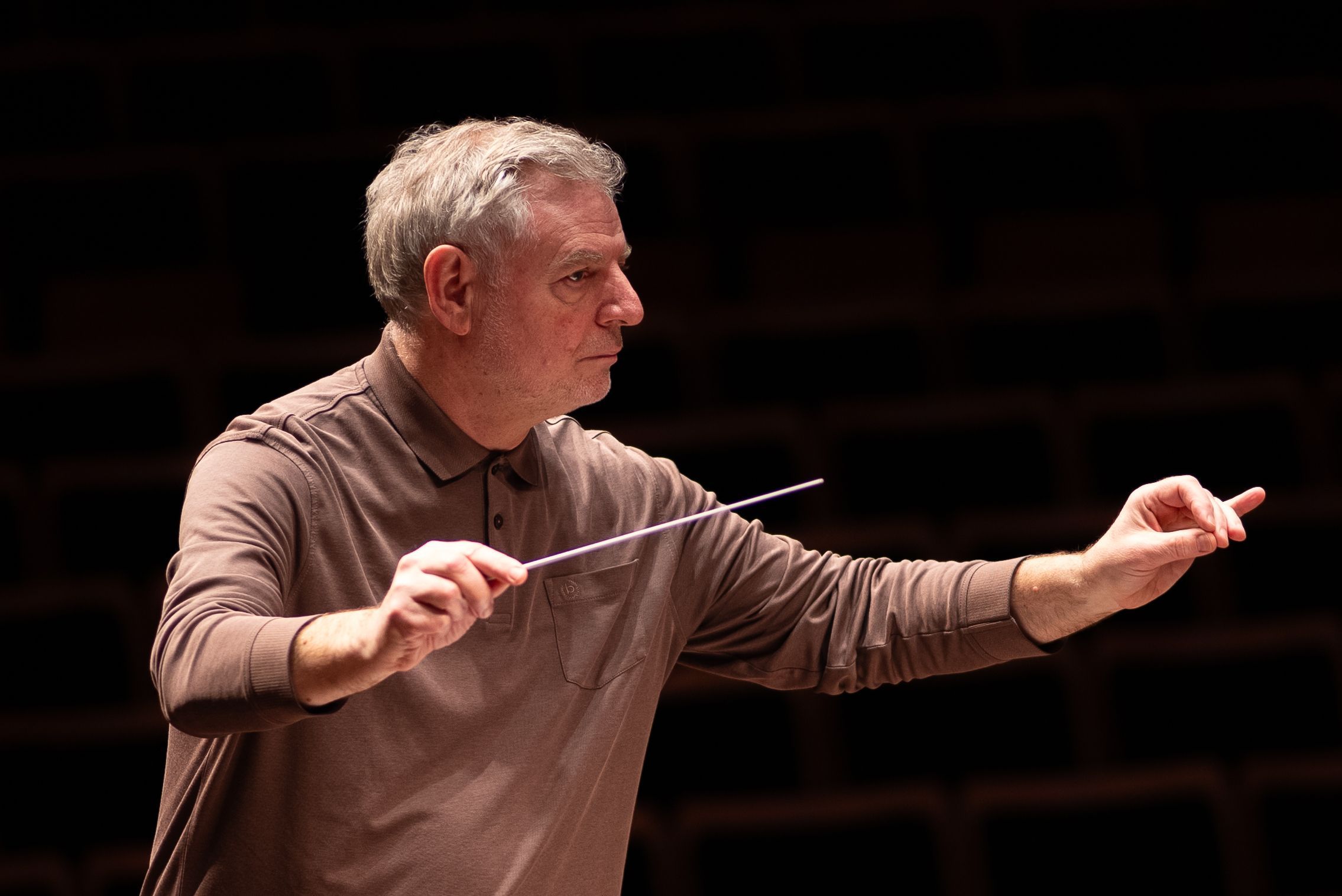 Karl-Heinz Steffens in rehearsal &copy; Bournemouth Symphony Orchestra