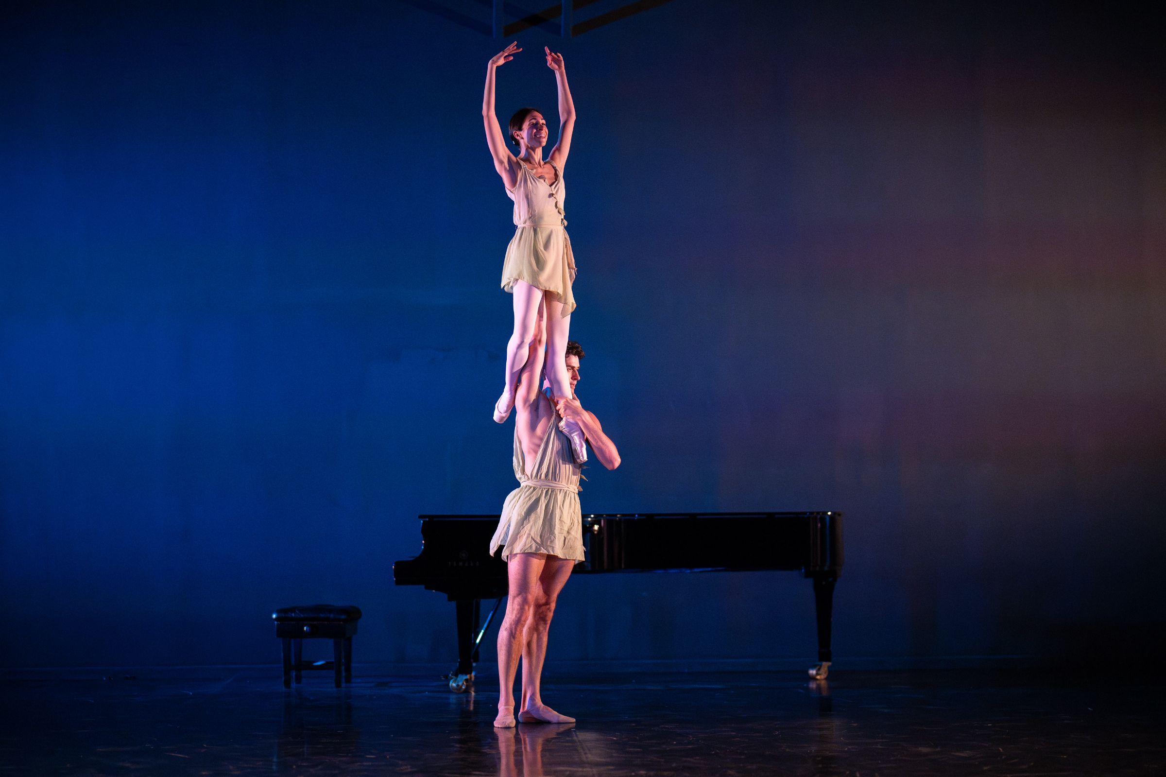Yasmine Naghdi and Reece Clarke in Asaf Messerer's <i>Spring Waters</i> &copy; Deborah Jaffe