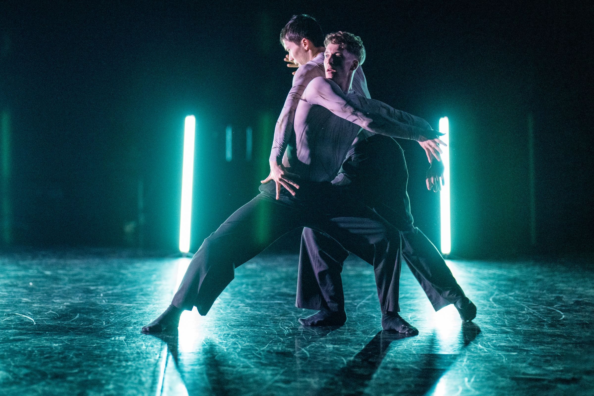 James Pett and Travis Clausen-Knight in <i>Nerve Wire</i> &copy; Deborah Jaffe