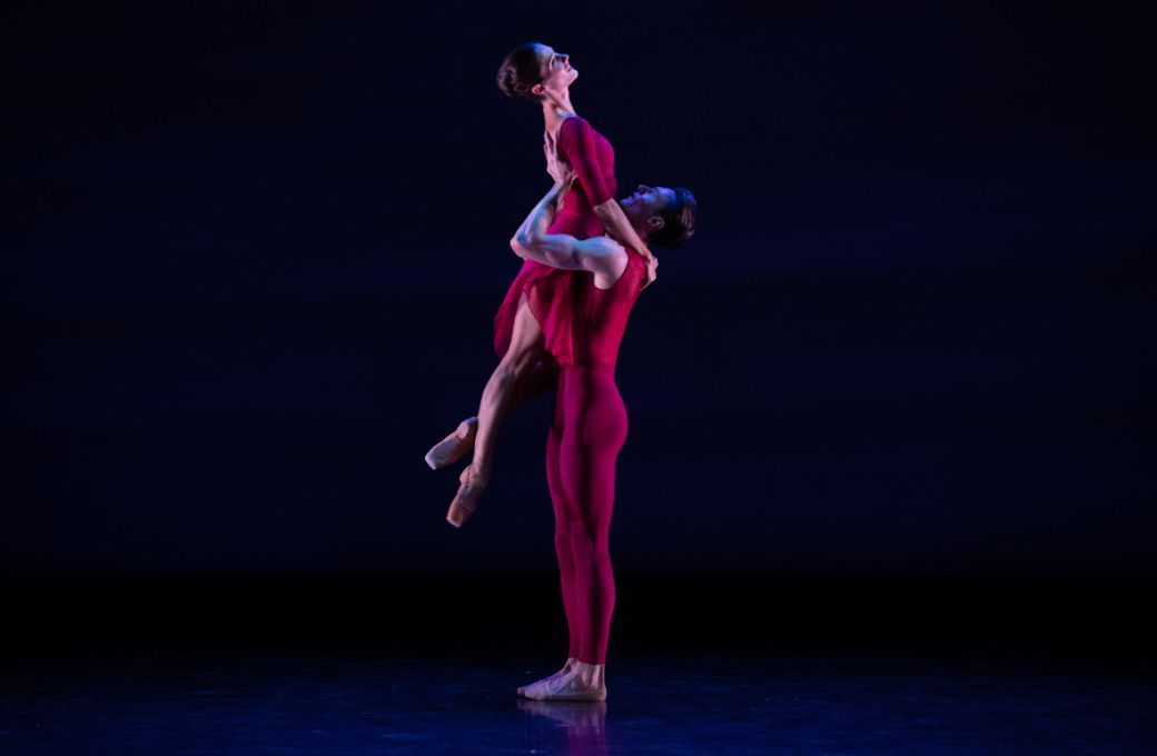 Chiara Gonzalez and Joel Woellner in Greg Horsman's <i>A Rhapsody in Motion: 2nd and 3rd movements</i> &copy; David Kelly