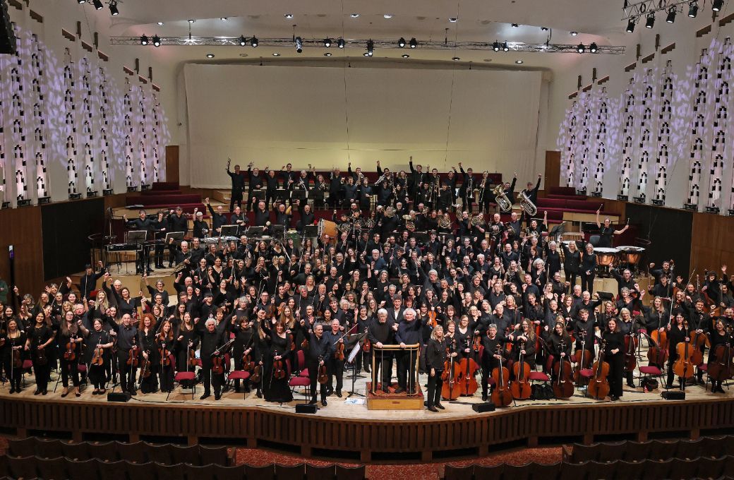 Past and present Liverpool Philharmonic Youth Orchestra and Merseyside Youth Orchestra &copy; Gareth Jones