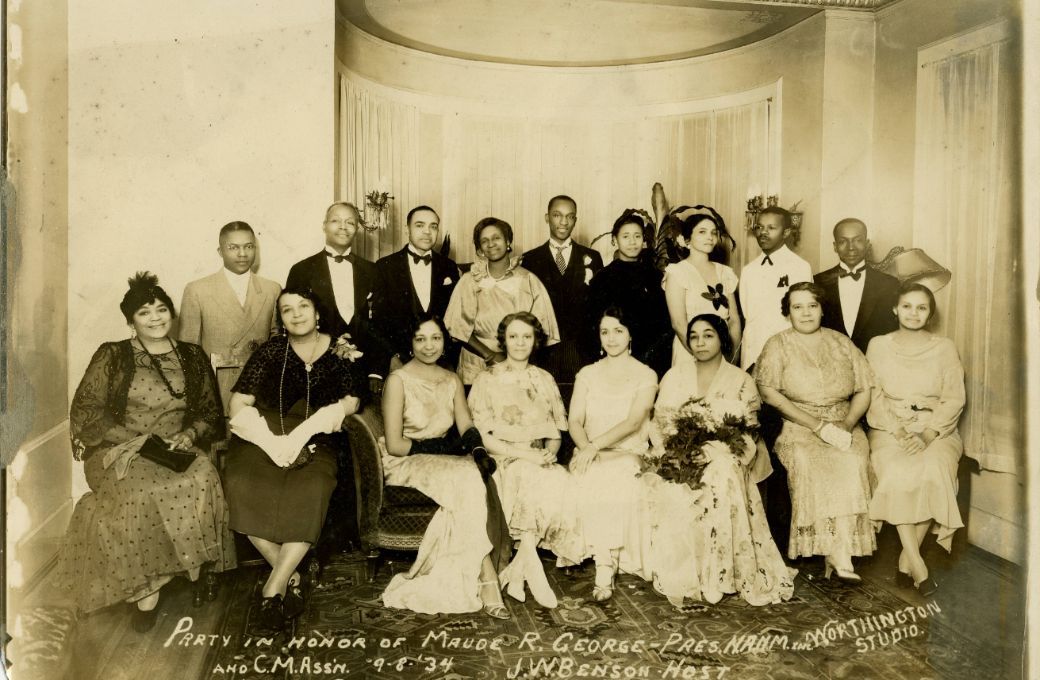 Price attending a party in honour of Maude Roberts George, Chicago, 1934 © University of Arkansas Libraries, Fayetteville