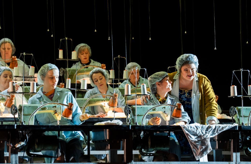Royal Opera Chorus and Kseniia Nikolaieva (Mary) &copy; ROH | Tristram Kenton