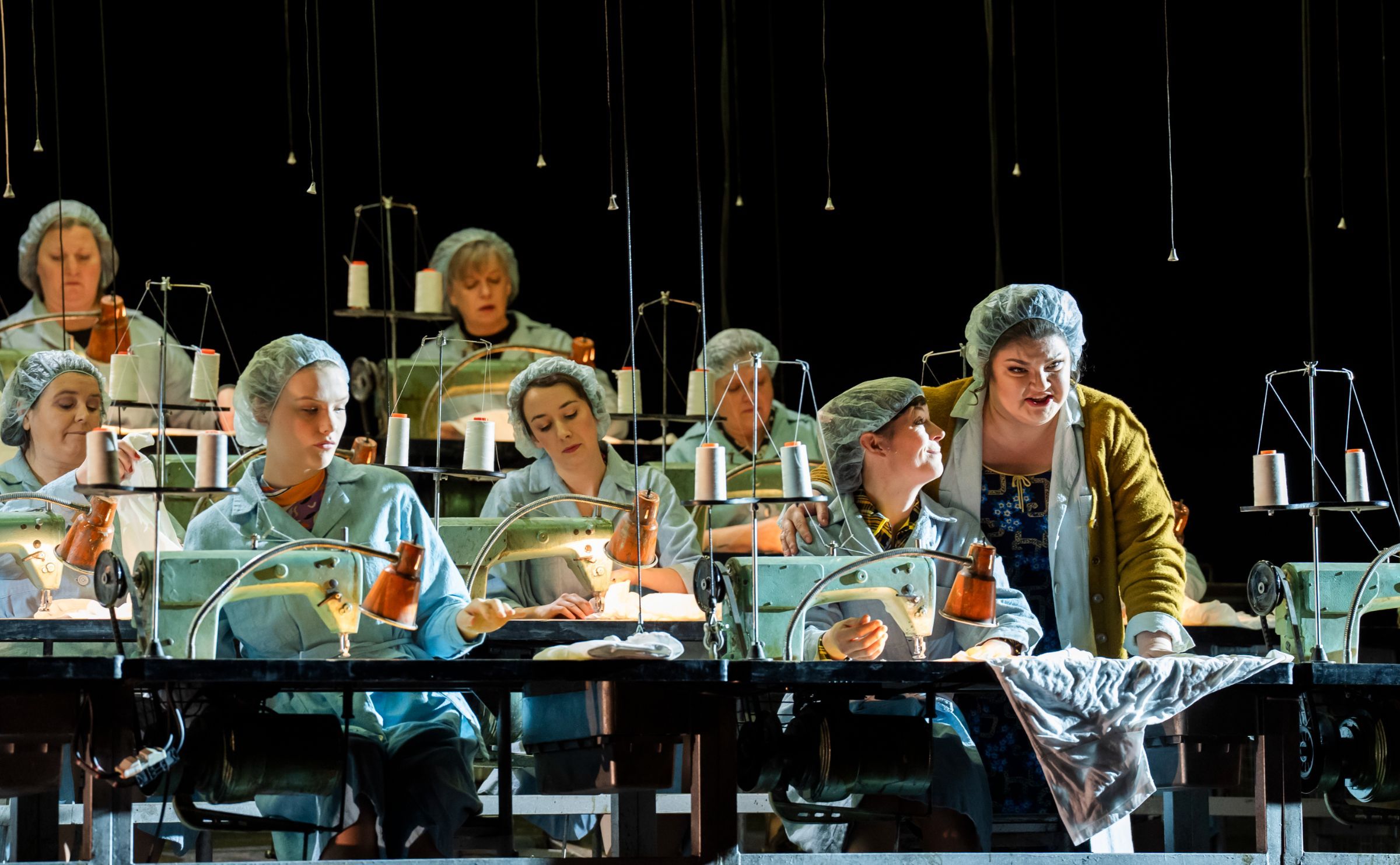 Royal Opera Chorus and Kseniia Nikolaieva (Mary) &copy; ROH | Tristram Kenton