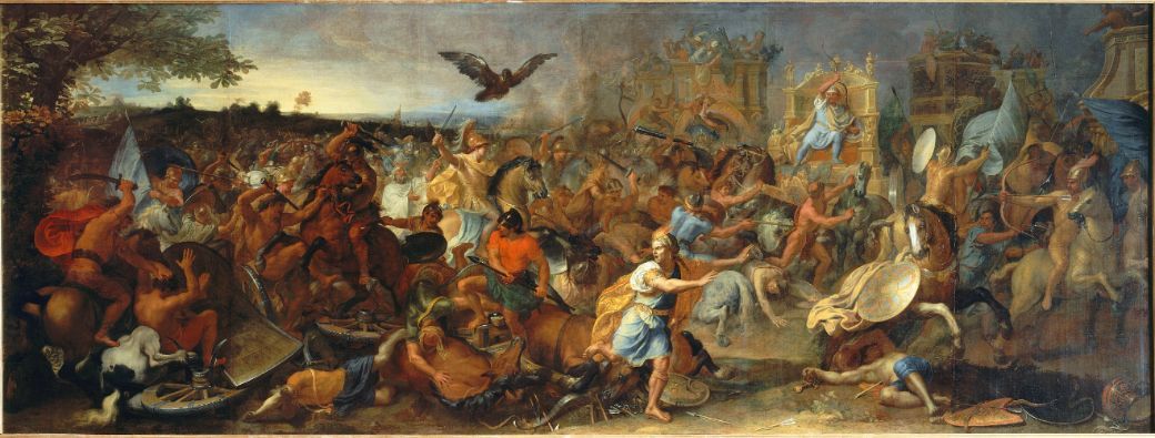 Charles Le Brun, <i>La bataille d'Arbelles</i> (huile sur toile, v. 1668-1669) &copy; Grand Palais RMN / Daniel Arnaudet, G&eacute;rard Blot