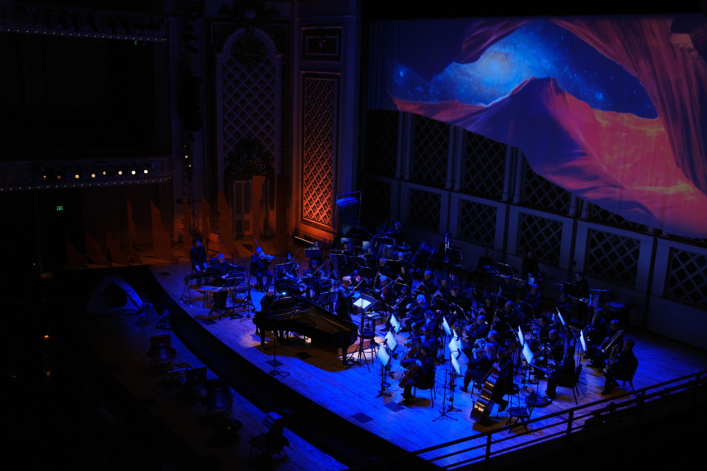 The Cincinnati Symphony play <i>Des Canyons aux étoiles...</i> &copy; JP Leong