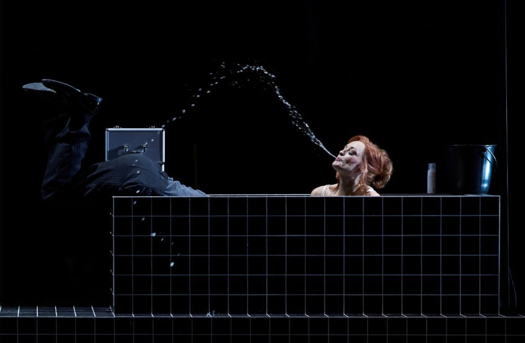 Allison Cook (Brunelda) und Georg Festl (Delamarche) &copy; Herwig Prammer