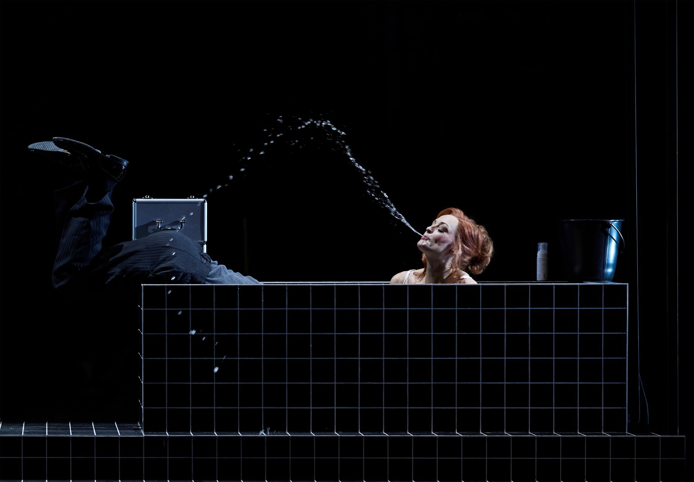Allison Cook (Brunelda) und Georg Festl (Delamarche) &copy; Herwig Prammer