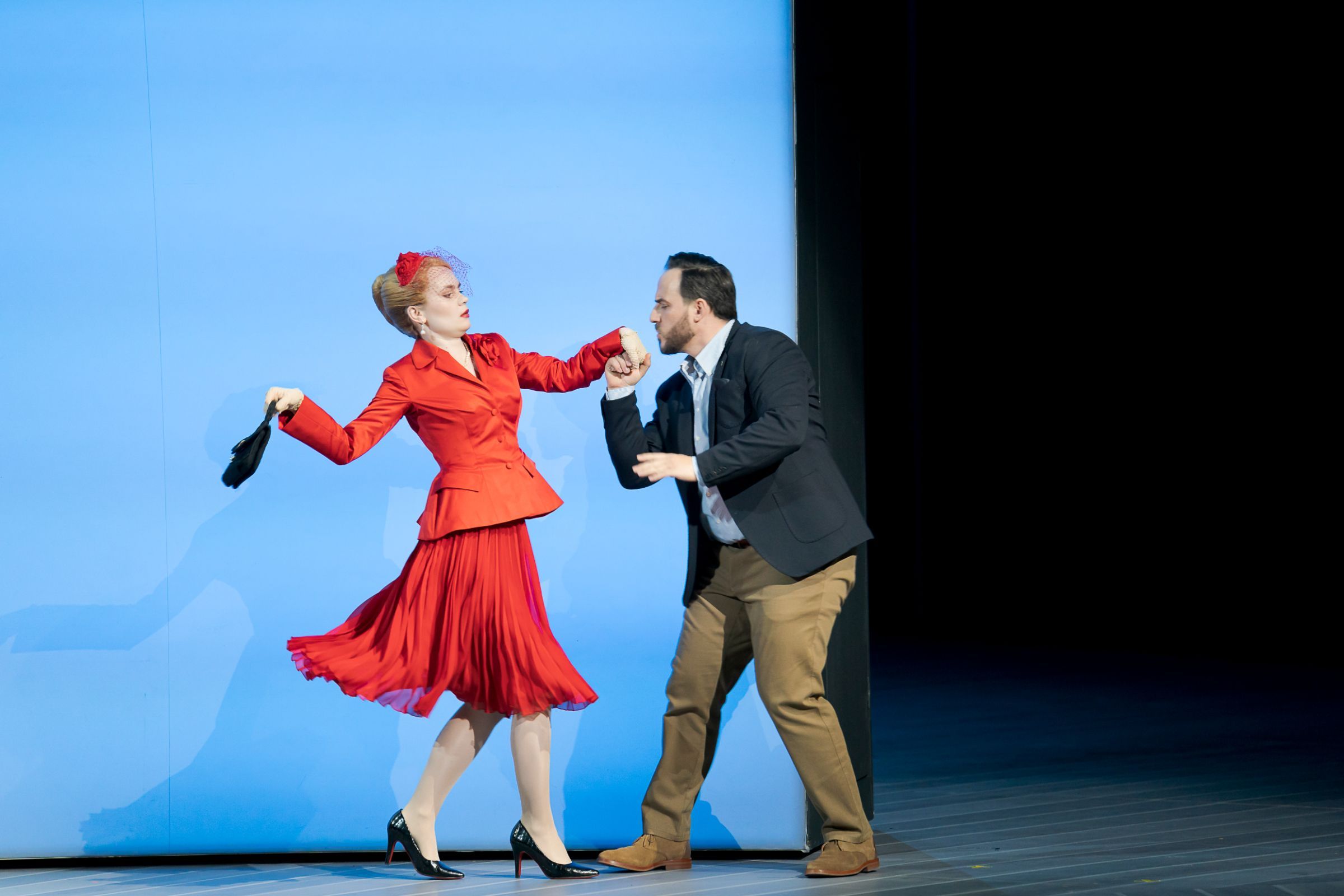 Ekaterina Solunya (Ninon) und Roman Pichler (Franjo) &copy; Werner Kmetitsch