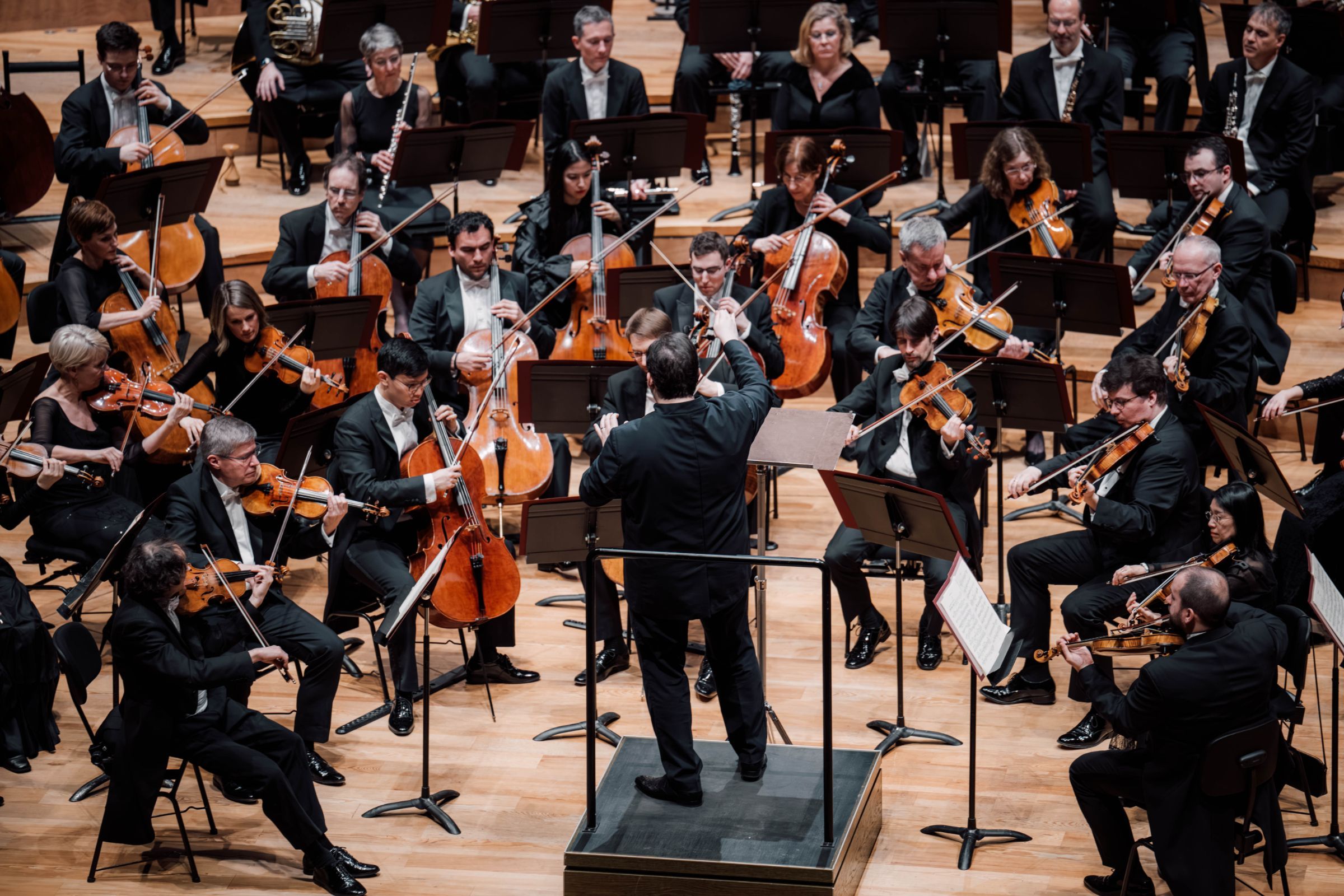 Le Gewandhausorchester et Andris Nelsons à la Philharmonie &copy; Stev Wackerhagen