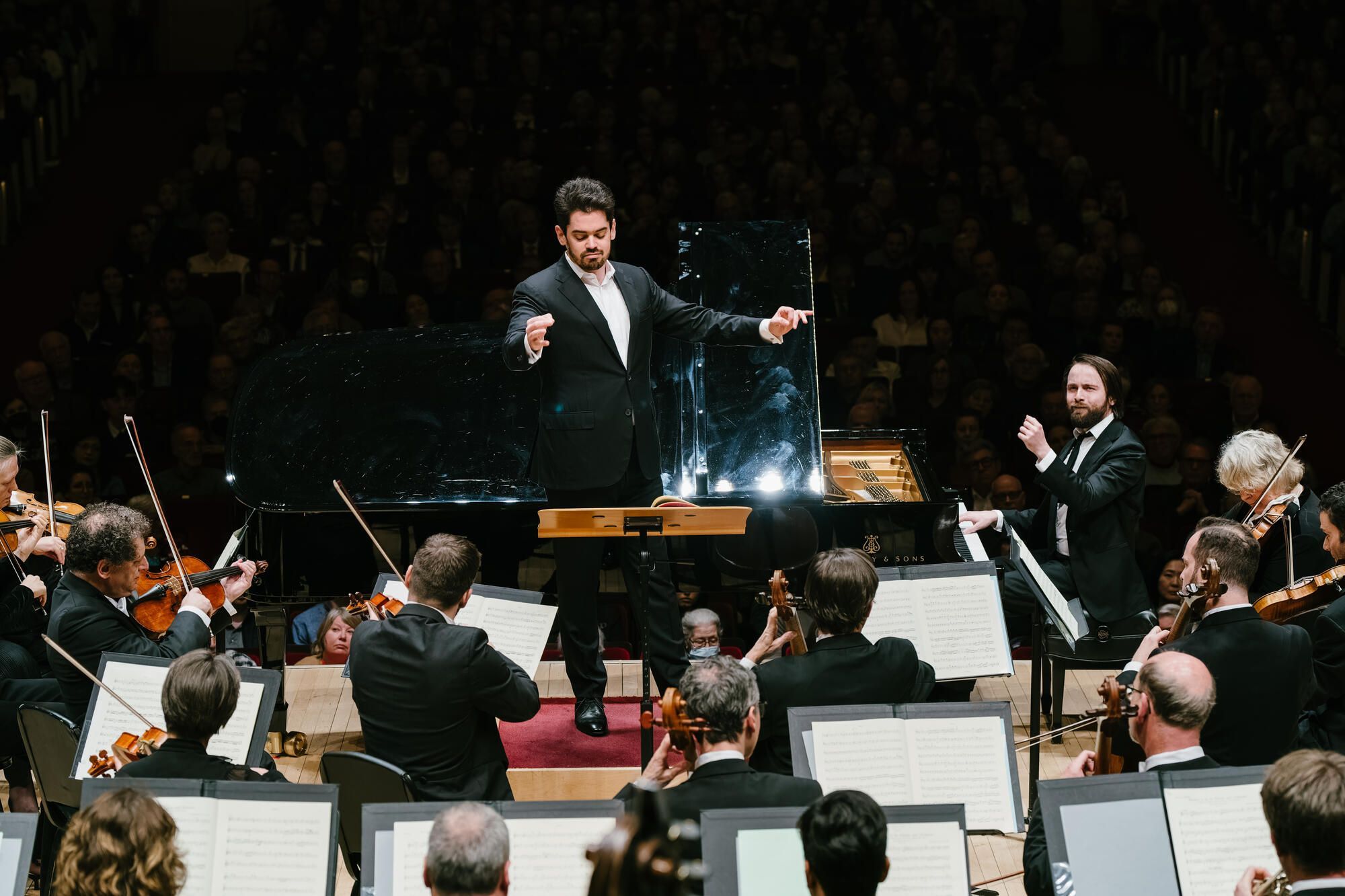 Lahav Shani, Daniil Trifonov and the Rotterdam Philharmonic © Fadi Kheir