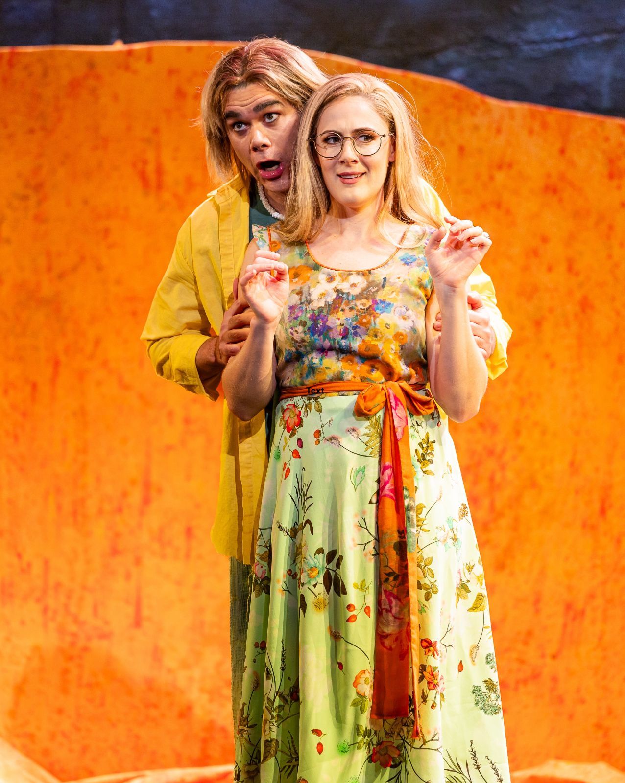 Elliot Madore (Orpheus) and Sydney Mancasola (Eurydice) &copy; Nile Scott Studios
