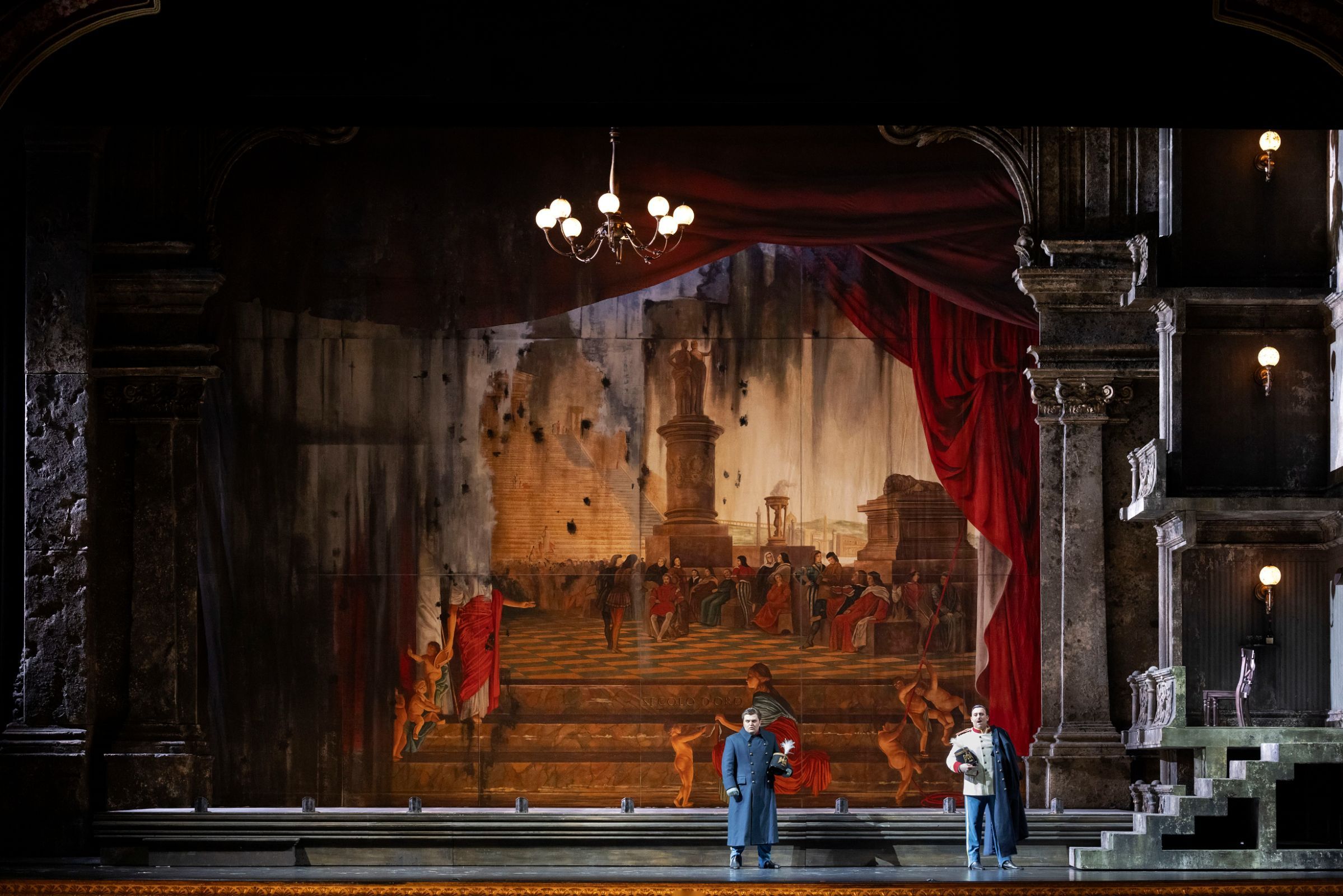 Giorgi Guliashvili (Flavio) and Freddie De Tommaso (Pollione) &copy; Luciano Romano