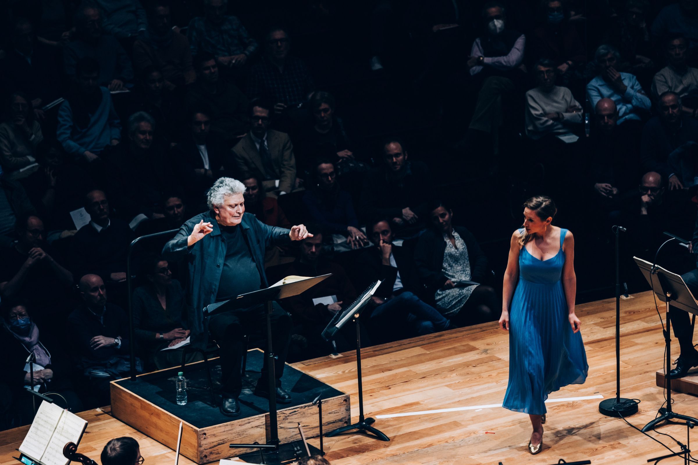 René Jacobs et Sabine Devieilhe (Micaëla) &copy; Ondine Bertrand / Cheeese