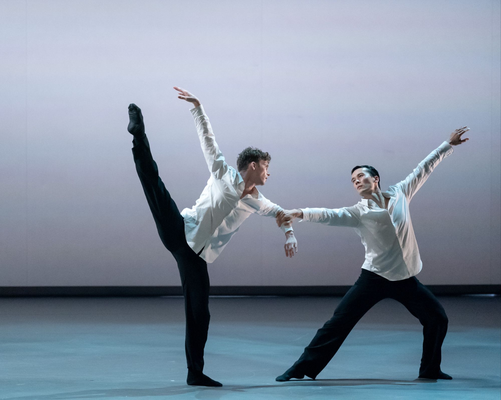 James Pett and Travis Clausen-Knight in <i>Mercy</i> © Jack Devant