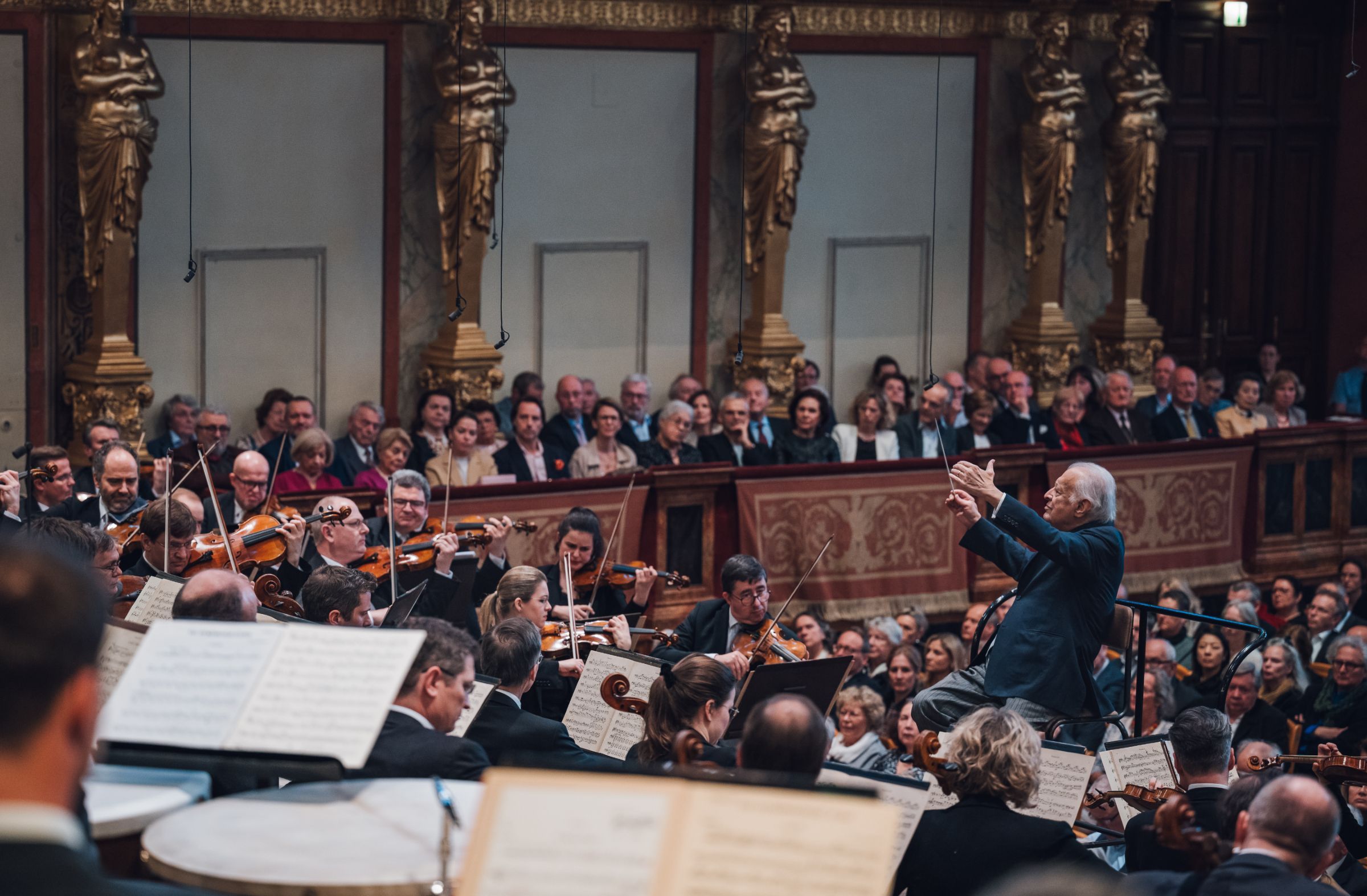 Zubin Mehta conducts the Vienna Philharmonic &copy; Wiener Philharmoniker | Niklas Schnaubelt