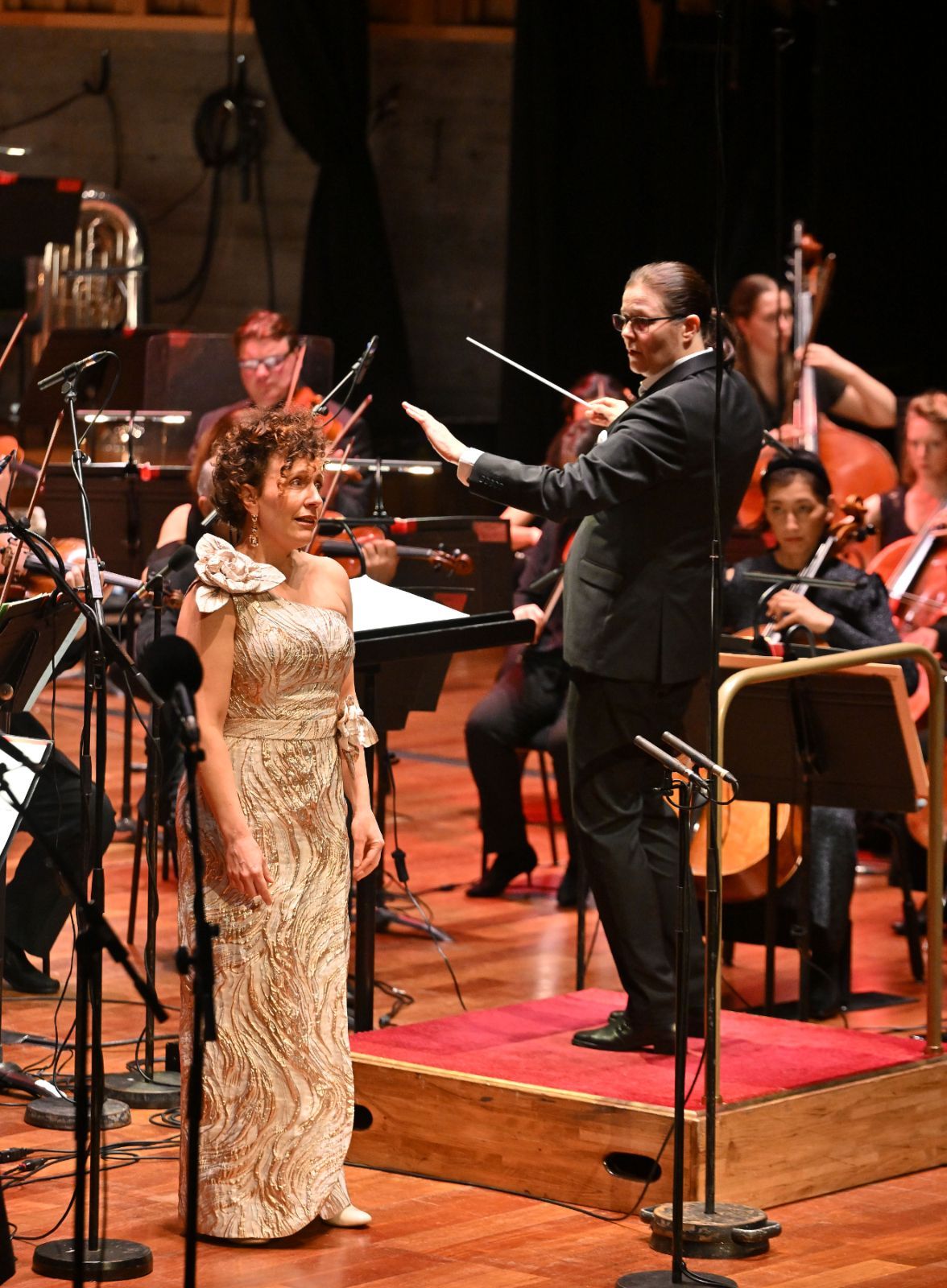 Julia Sporsén, Anna-Maria Helsing and the BBC Concert Orchestra &copy; BBC | Mark Allan