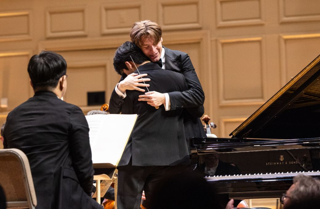 Yunchan Lim and Klaus M&auml;kel&auml; &copy; Robert Torres | Celebrity Series of Boston