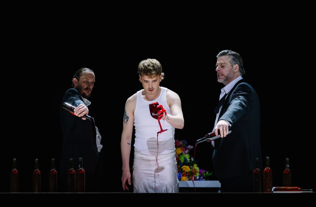 Leo Bill (Prologue), Crispin Lord (Judith), John Relyea (Bluebeard) &copy; Nirah Sanghani