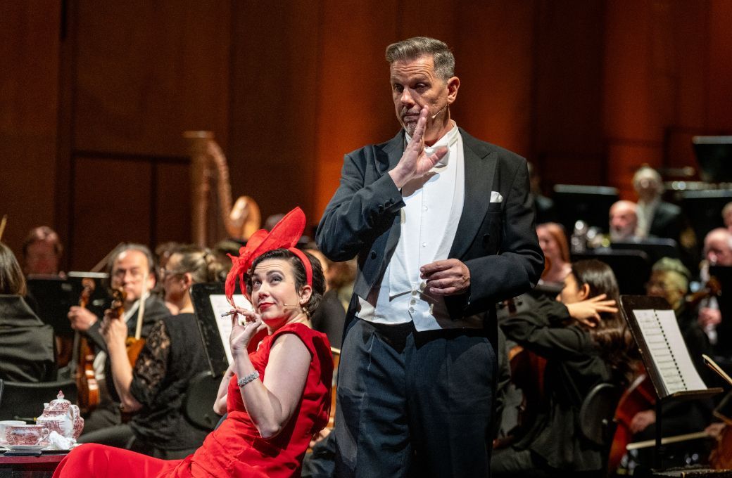 Anna Brull (Countess Landowska), Peter Bording (Josef Bratfisch) © Roland Renner