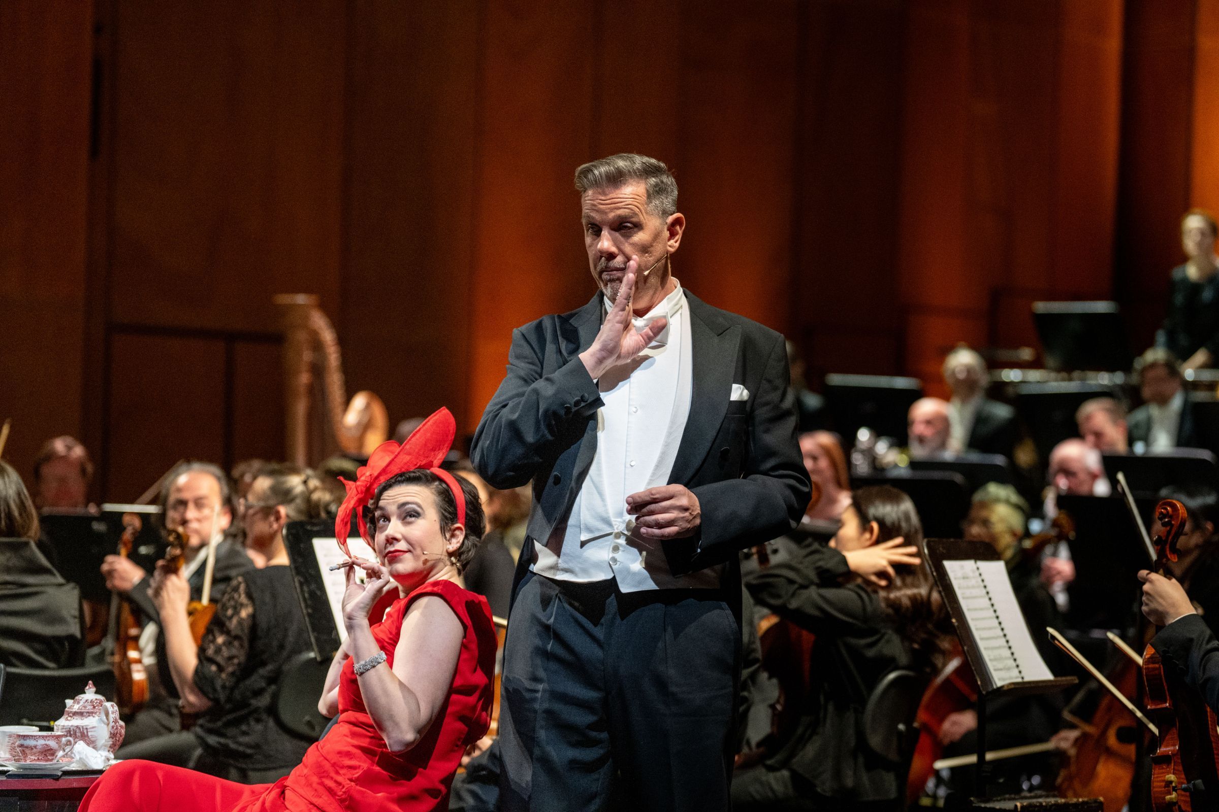 Anna Brull (Countess Landowska), Peter Bording (Josef Bratfisch) &copy; Roland Renner