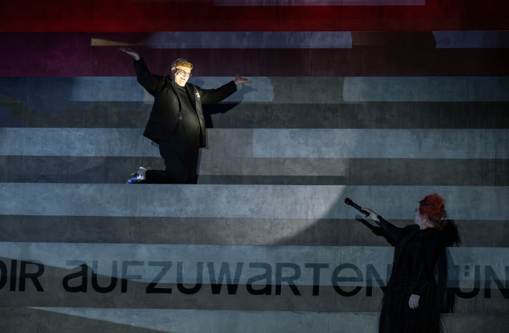 Wolfgang Ablinger-Sperrhacke (Aegisth) and Nina Stemme (Elektra) &copy; Monika Rittershaus