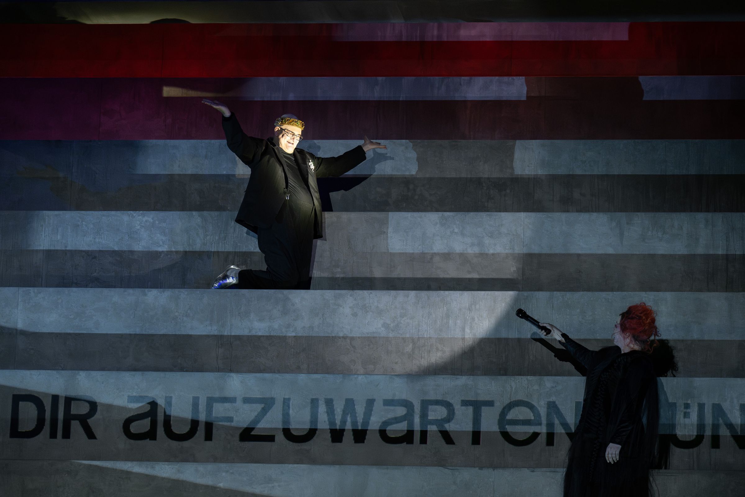 Wolfgang Ablinger-Sperrhacke (Aegisth) and Nina Stemme (Elektra) &copy; Monika Rittershaus