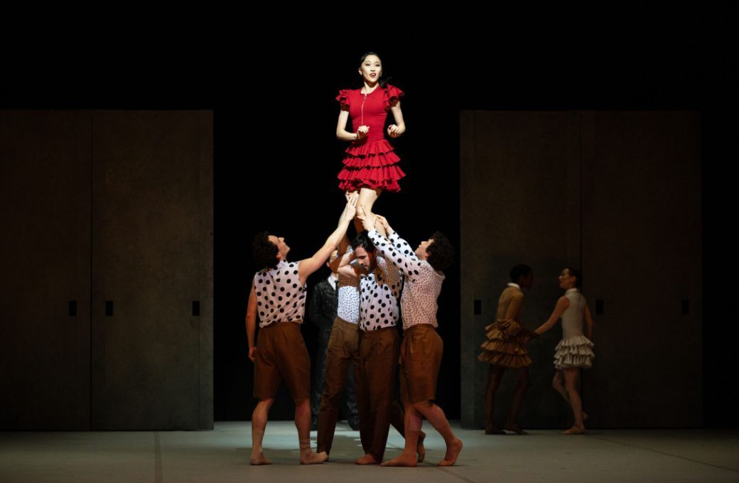 Minju Kang as Carmen with English National Ballet in Johan Inger's <i>Carmen</i> &copy; Laurent Liotardo