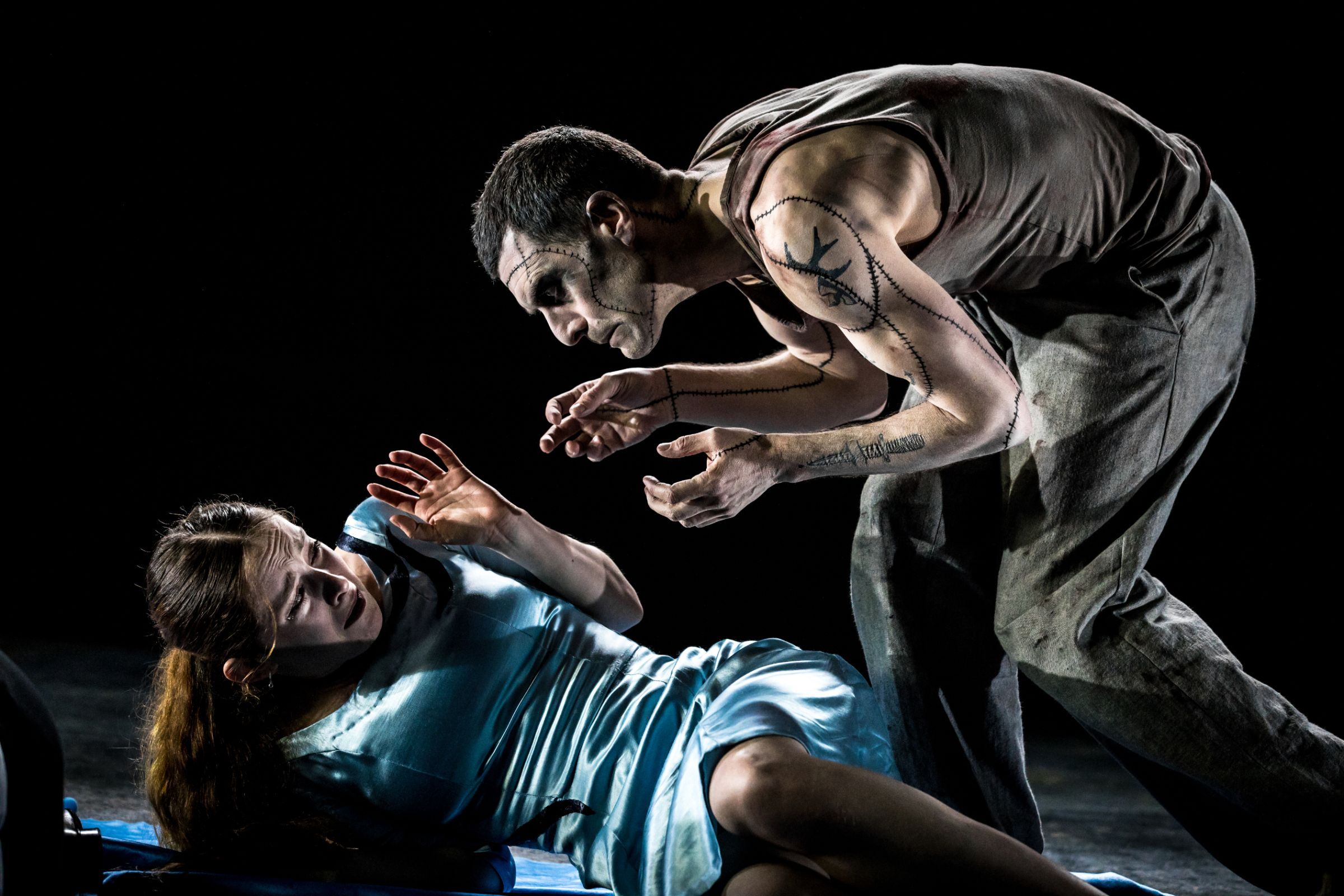 Anna Daly and Jonathan Goddard in Mark Bruce's <i>Frankenstein</i> &copy; Mark Bruce