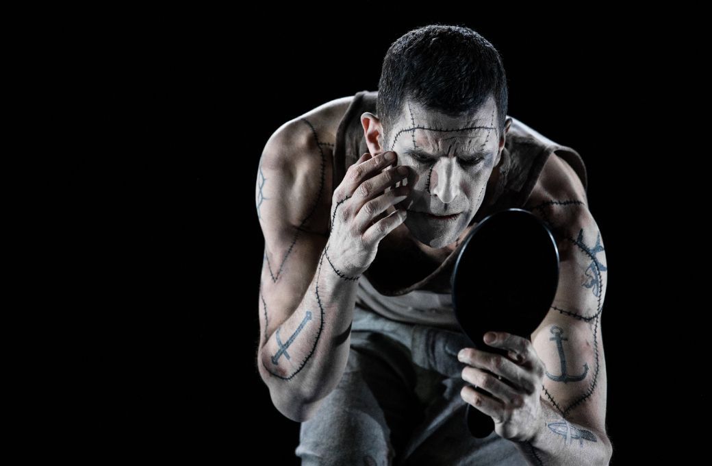 Jonathan Goddard as Frankenstein in Mark Bruce's <i>Frankenstein</i> &copy; Mark Bruce