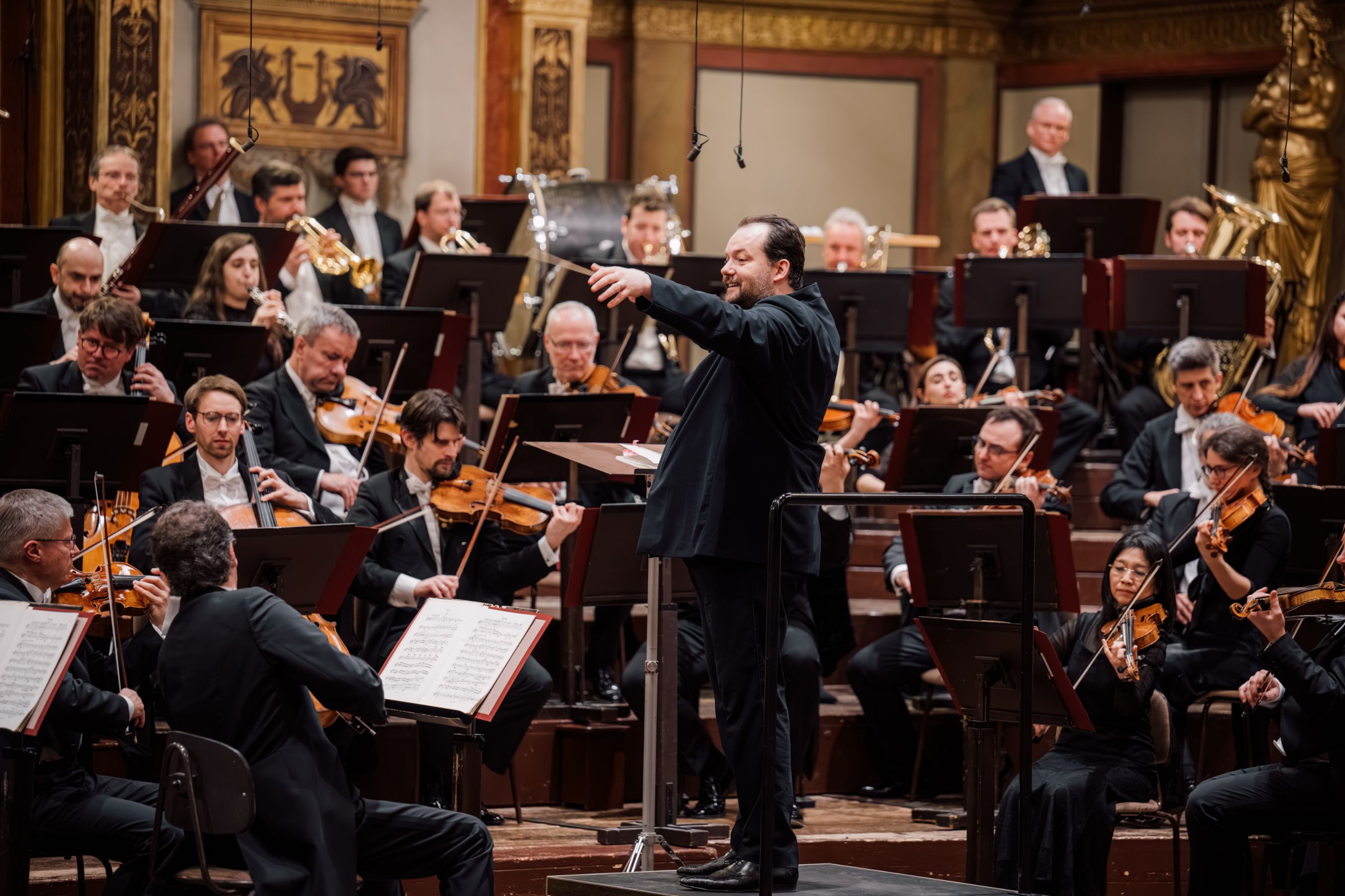 Andris Nelsons dirigiert das Gewandhausorchester © Konrad Stöhr