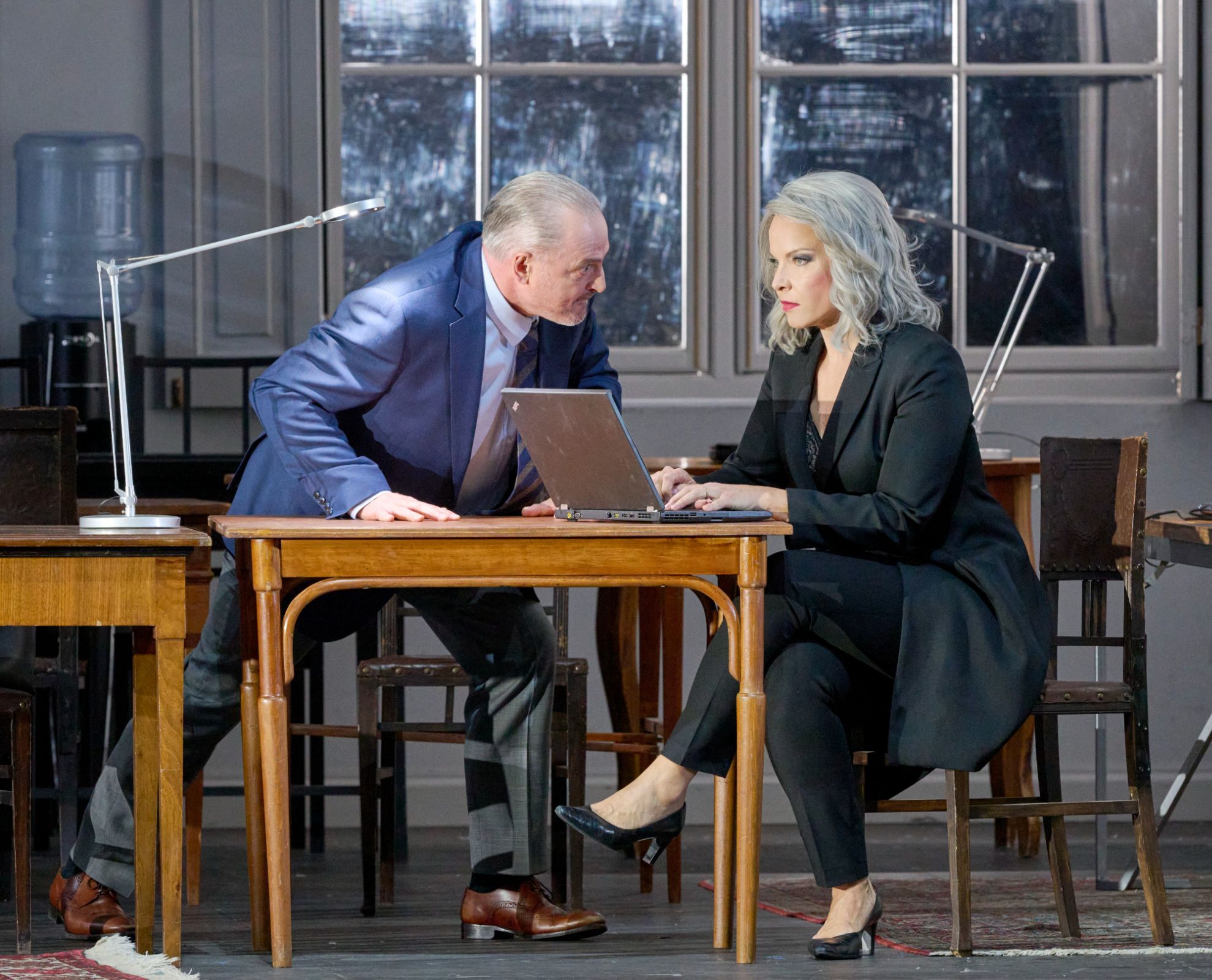 Werner Van Mechelen (Klingsor) and Elīna Garanča (Kundry) &copy; Wiener Staatsoper | Michael Pöhn