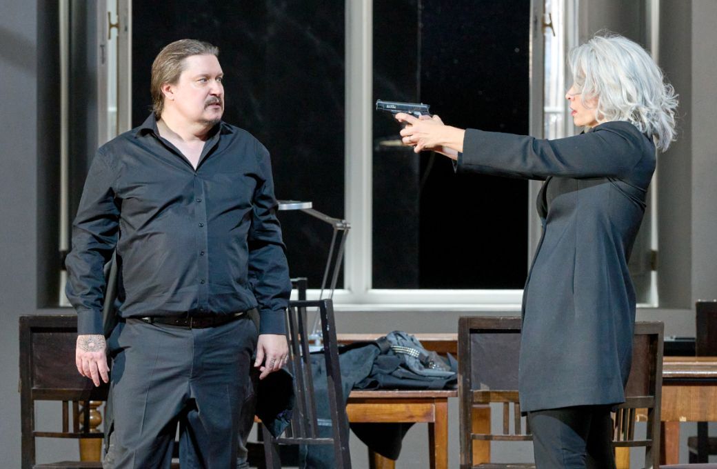 Daniel Frank (Parsifal) and Elīna Garanča (Kundry) © Wiener Staatsoper | Michael Pöhn