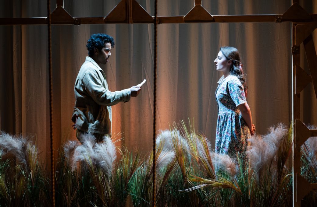 Edwin Joseph (Onegin) and Emily Margevich (Tatyana) &copy; Russ Rowland