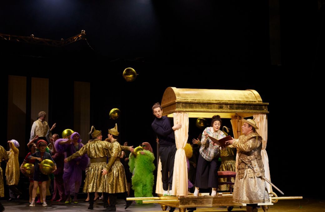 Carlo Lepore, Ana Quintans (Memma), Giorgio Caoduro (Bozzone), Christoph Wagner-Trenkwitz (Salieri) © Herwig Prammer