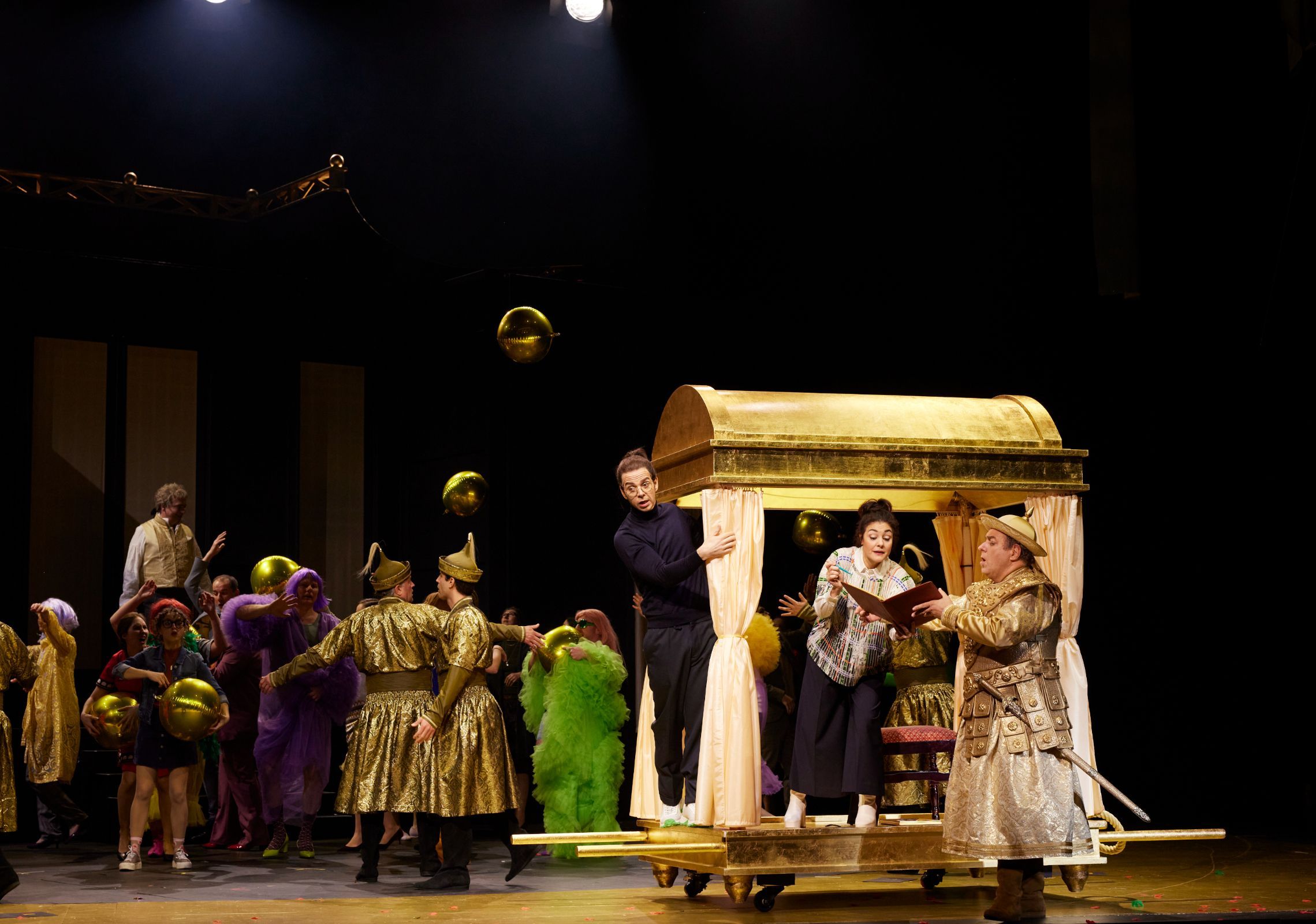Carlo Lepore, Ana Quintans (Memma), Giorgio Caoduro (Bozzone), Christoph Wagner-Trenkwitz (Salieri) © Herwig Prammer