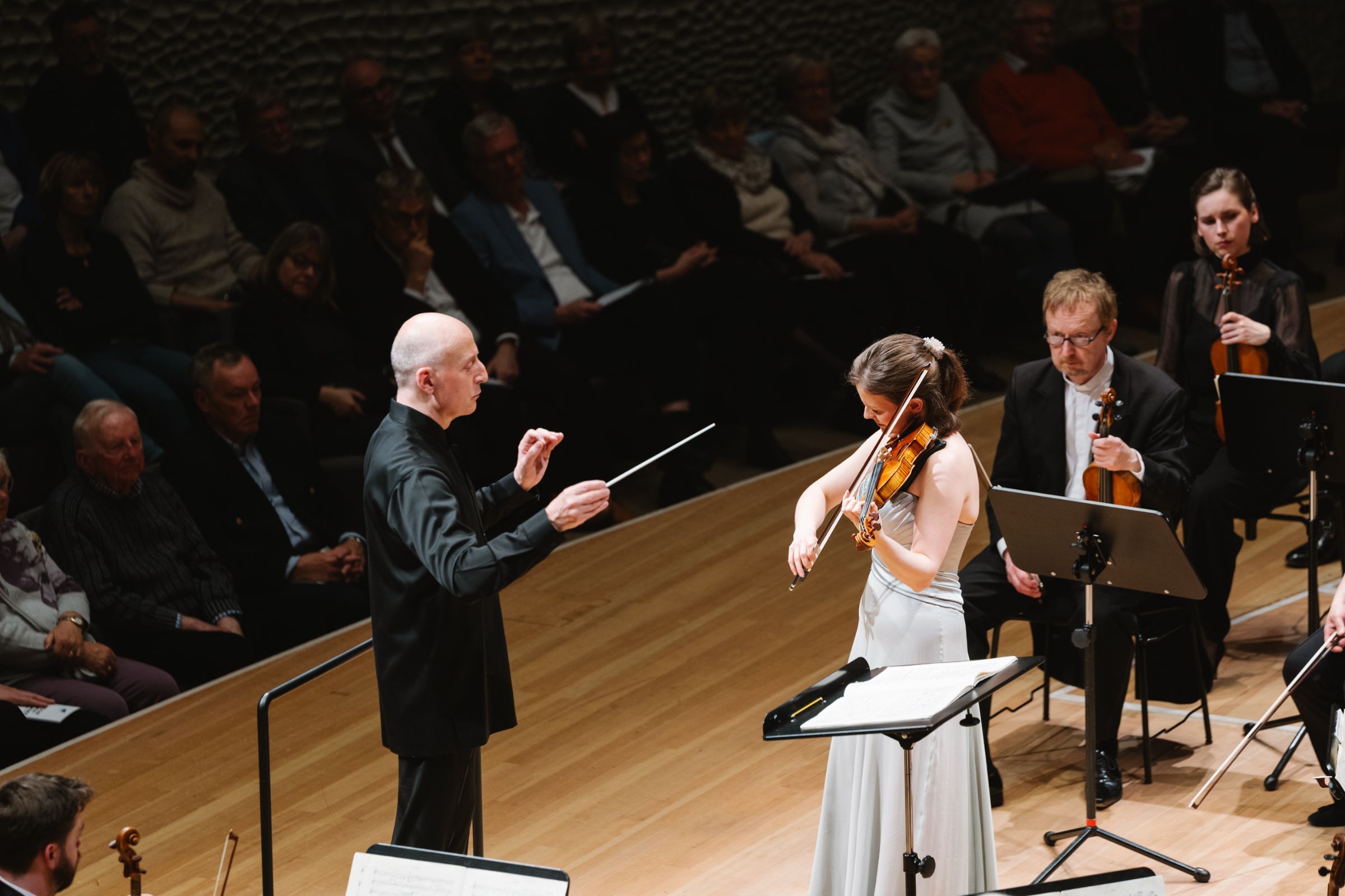 Paavo Järvi and Veronika Eberle © Daniel Dittus