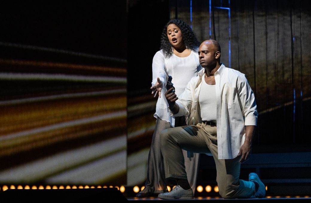 Brittany Renee (Destiny) and Ryan Speedo Green (Charles) &copy; Marty Sohl | Met Opera
